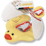 EDWEKIN Baby-Schwimmtrainer Ente mit abnehmbarem Sonnendach UPF 50+ und verstellbarem Bauchgurt