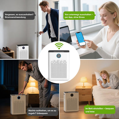 AeroSense SmartConnect Smart Home Luftreiniger - Grosse Räume HEPA H14