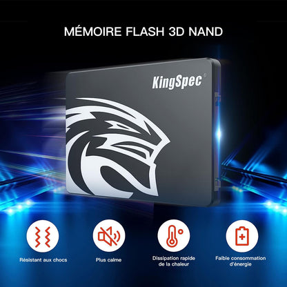 KingSpec 1TB 2.5" SATA III Interne SSD Festplatte PC Laptop