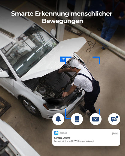 Reolink FE-W 6MP WLAN Überwachungskamera Innen mit 360° Fisheye