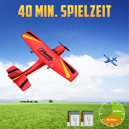 HAWK'S WORK RC Flugzeug Cessna RTF 2 CH 2,4 GHz für Anfänger