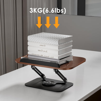 SupeDesk Buchständer aus Holz, drehbar und höhenverstellbar