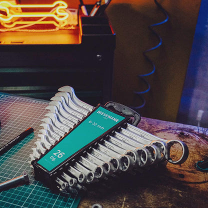 WIESEMANN 1893 Ring-Maulschlüssel Set 26tlg. 6-32mm - 80270