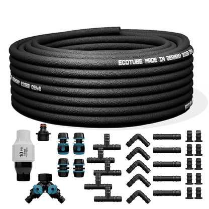 ecotube HOME Perlschlauch 50 m, wassersparendes Tropfschlauch Set