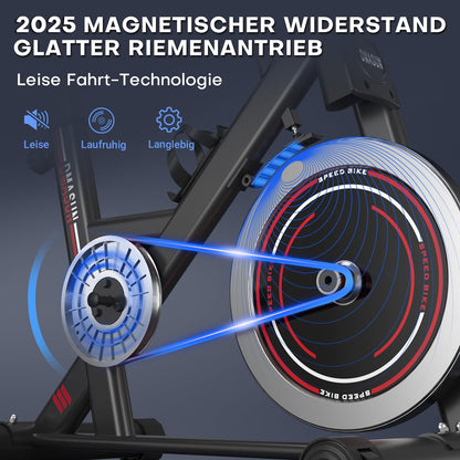 DMASUN Ergometer Hometrainer – Magnetischer Widerstand