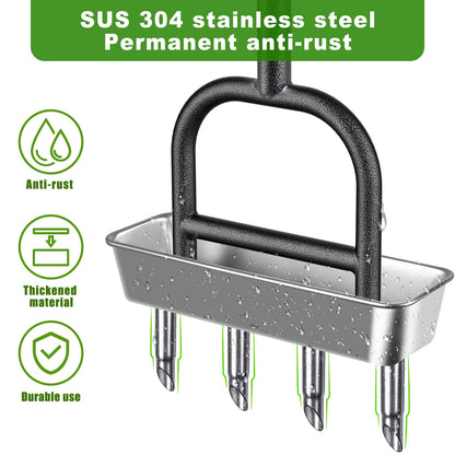 Lifeswell Rasenlüfter Manuell – Rasenspecht mit Ablageschale