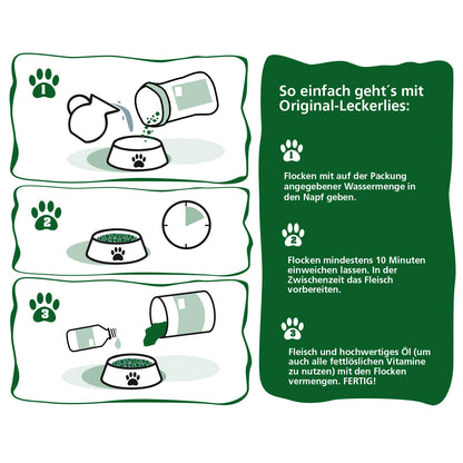 Original Leckerlies Gemüse-Flocken für Hunde, getreidefrei, 5 kg