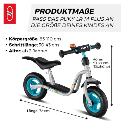 PUKY LR M Plus Laufrad für Kinder – Monsterdesign