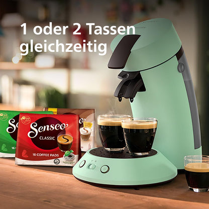 Philips Senseo Original Plus Kaffeepadsmaschine - Wüsten Grün (CSA210/80)