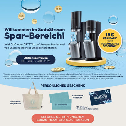 SodaStream DUO Wassersprudler Quick-Connect Zylinder - Titan