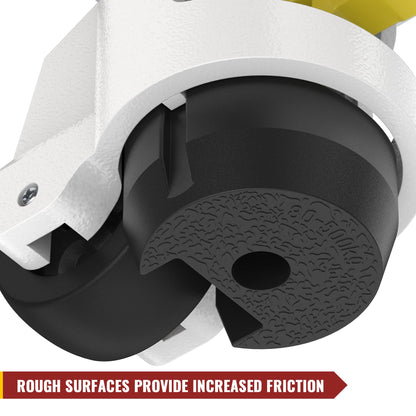 Industrie TD80 Schwerlast Niveaurollen – 60mm Ratschengriff