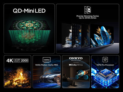 TCL 50Q7C QLED Mini LED Fernseher 4K Google TV - 50 Zoll