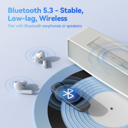 AGPTEK U5 MP3-Player 64 GB mit Bluetooth 5.3, Clip und FM-Radio