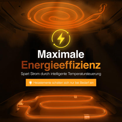 DIESEMANN Heissluftfritteuse XXL 7,3L – 2 Heizelemente