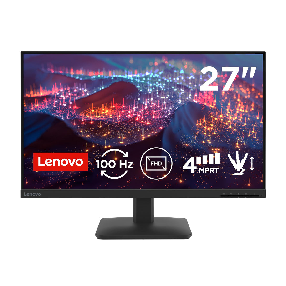 Lenovo L27-41 27 Zoll Full HD Monitor, 100 Hz, IPS, Raven Schwarz