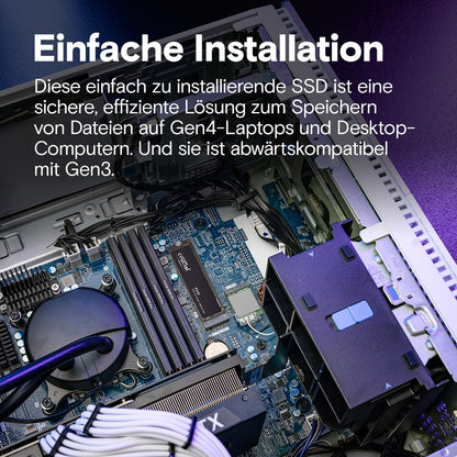 Crucial P310 Interne SSD M.2 PCIe Gen4 NVMe - 4TB