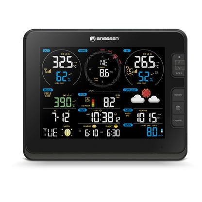 Bresser Wetter Center 7in1 Wetterstation - Funk mit Aussensensor