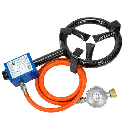 Eversmoke Gasringbrenner Maxi 5500W – inkl. Druckminderer & Schlauch