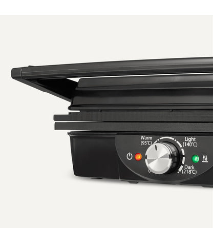 Amazon Basics Elektrischer Kontaktgrill, 2000 W, Antihaftplatten