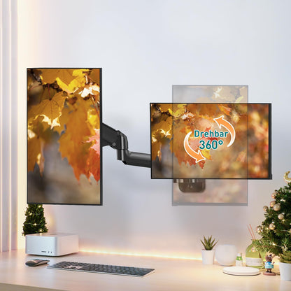 ELIVED Dual Monitor Wandhalterung Gasdruckfeder EV6022