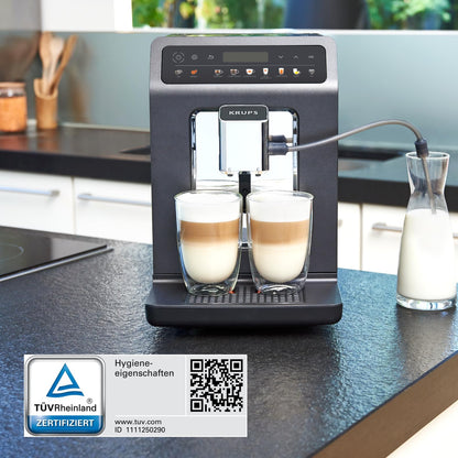KRUPS Evidence One Kaffeevollautomat - Schwarz EA895N10