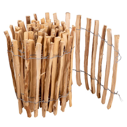 VOSS.garden Staketenzaun Haselnuss, 5 m, Höhe 60 cm, Gartenzaun
