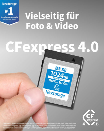 Nextorage B3SE CFexpress 4.0 Typ B Karte - 512GB