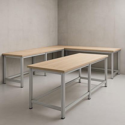 Ulber24 Aluprofil 20x20 Nut6 Typ B – 6x2m System Steckprofil