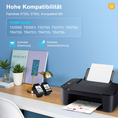 Palmtree 575XL 576XL Druckerpatronen kompatibel für Canon PIXMA