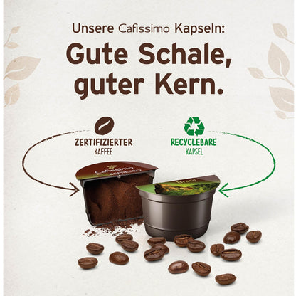 Tchibo Cafissimo Pure Plus Kapselmaschine, weiss, inkl. 30 Kapseln