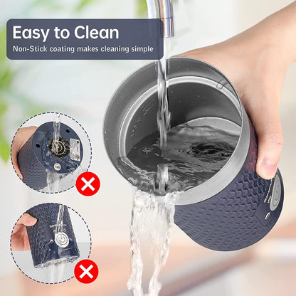 SIMPLETASTE Milchaufschäumer 4-in-1 elektrisch mit Milchwärmer