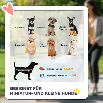 PawHut Hundewagen klappbar bis 20kg für Hunde & Katzen - Blau