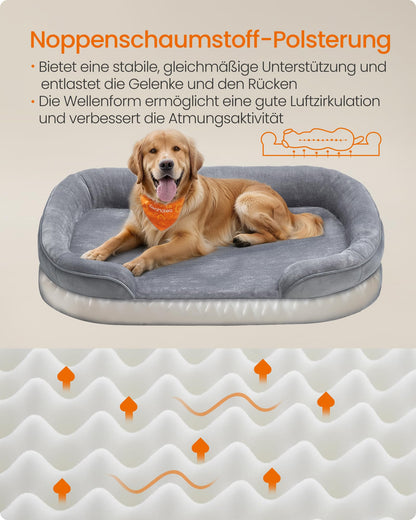 Feandrea Hundebett orthopädisch für grosse Hunde, 106 x 76 cm