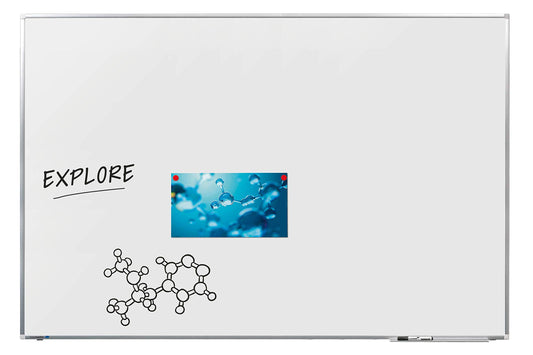 Legamaster Premium Plus Whiteboard Magnettafel, Weiss 100x150cm. Beschreibbare, magnetische Oberfläche zur Beschriftung und Anbringung von Informationen.