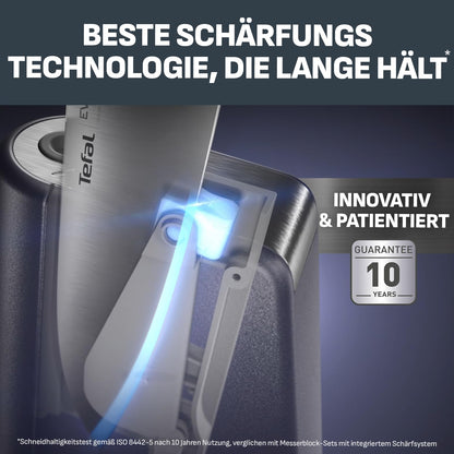 Tefal EverSharp Pro Messerblock 6-teilig, selbstschärfend, K297S744