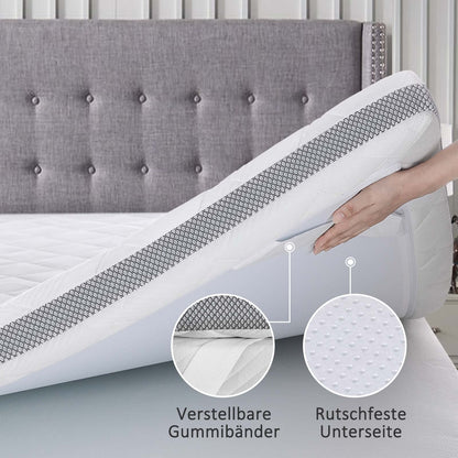 BedStory Gel Topper Matratzentopper - 180x200cm H3/H4