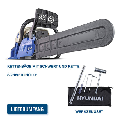 HYUNDAI CS6220G Benzin-Kettensäge - 51 cm Schwert 61.5 cm³