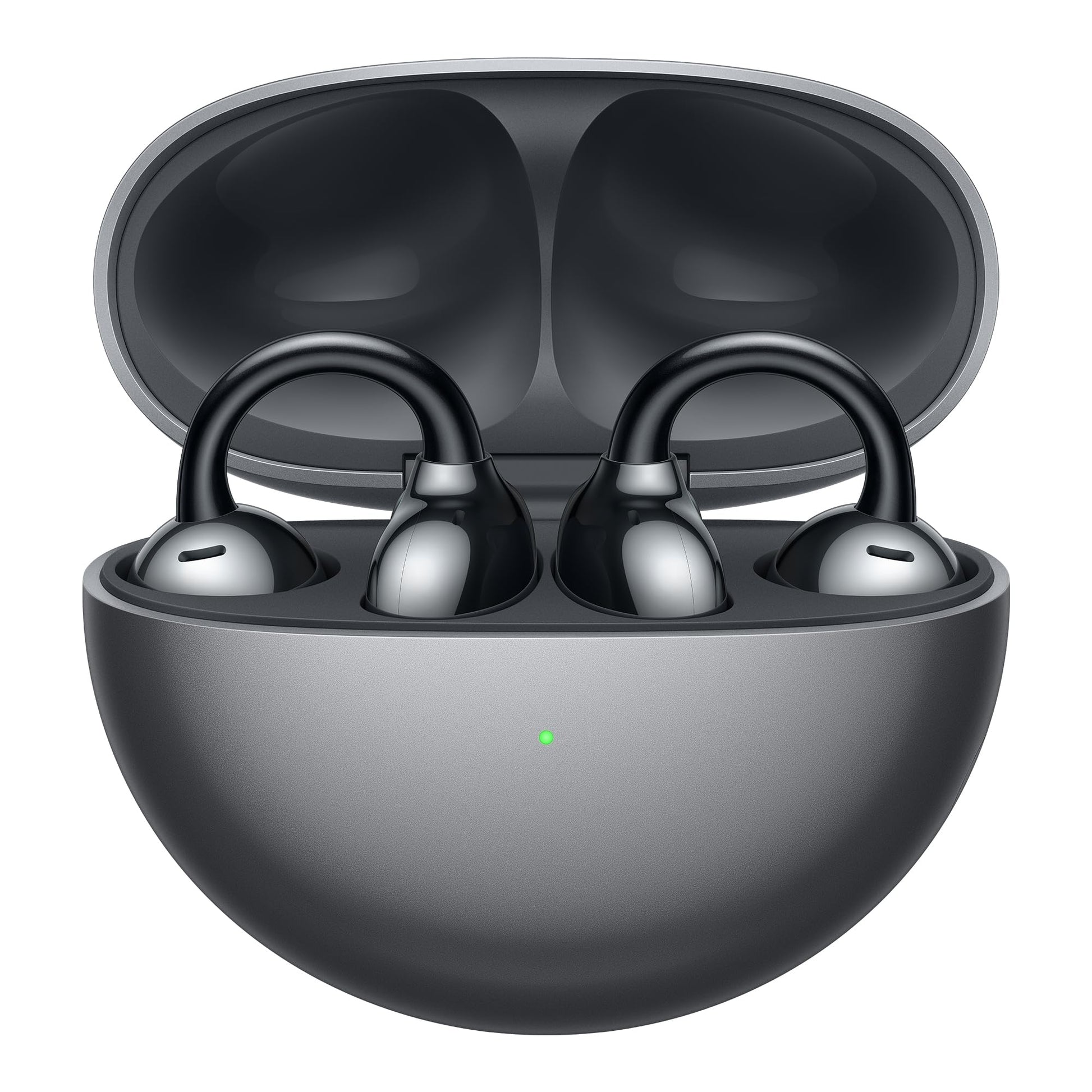 HUAWEI FreeClip Open-Ear-Kopfhörer, kabellos, Schwarz mit kugelförmigem Clip-Design