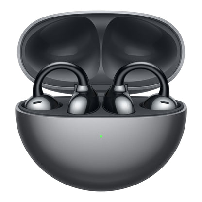 HUAWEI FreeClip Open-Ear-Kopfhörer, kabellos, Schwarz mit kugelförmigem Clip-Design