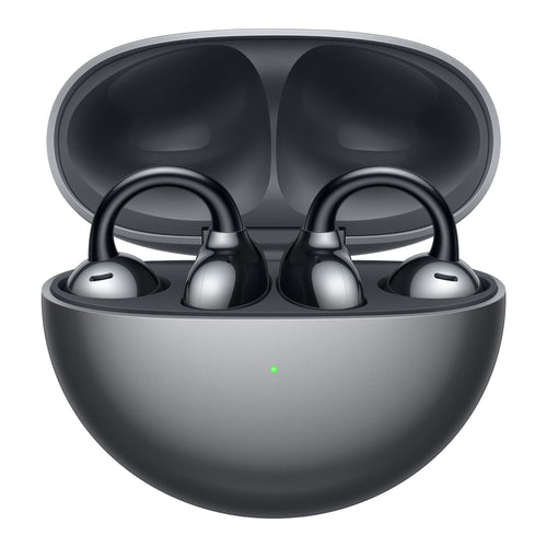 HUAWEI FreeClip Open-Ear-Kopfhörer, kabellos, Schwarz mit kugelförmigem Clip-Design