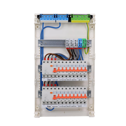 Hager VA36CN RSE Unterverteilung - Aufputz 3-reihig verdrahtet