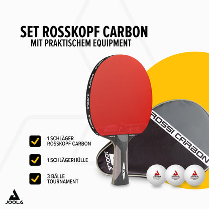 JOOLA Rosskopf Carbon Tischtennisschläger Wettkampf