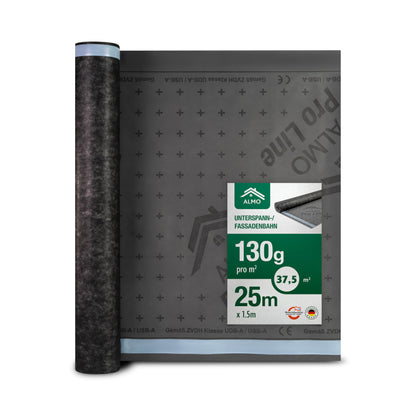 ALMO diffusionsoffene UV Unterspannbahn 37.5m² – mit Selbstklebenaht