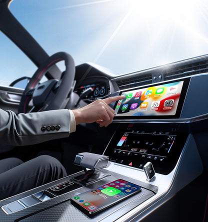 AIZEO Wireless CarPlay Adapter SYY03 für iPhone, Schwarz
