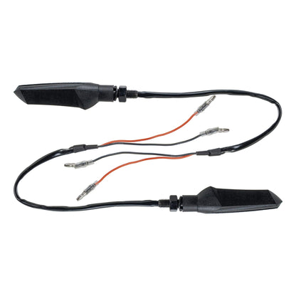 Simda Pro LED Motorrad Blinker SL-023 sequentiell schwarz 4er Set