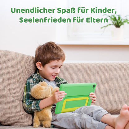 Ainmel Android 14 Kinder Tablet – kindersicheres Gehäuse grün