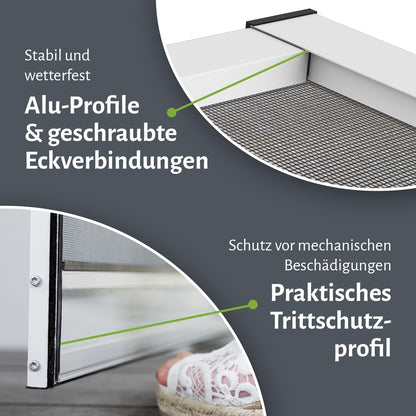 empasa Fliegengittertür MASTER SLIM PLUS, anthrazit, 100 x 210 cm