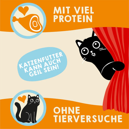 Lucky Lou Adult Mix-Paket Katzen Nassfutter - 36x300g