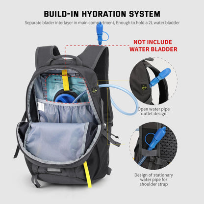 SKYSPER LANTC20 Wanderrucksack 20L mit Rückenbelüftung