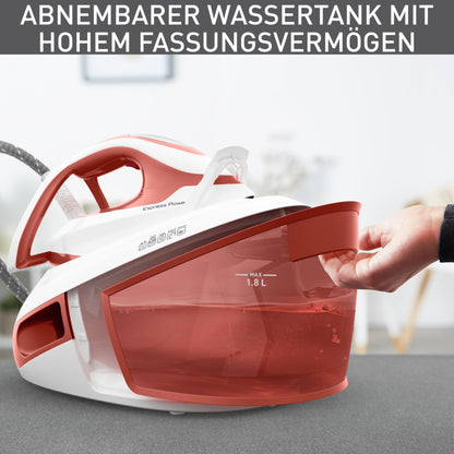 Tefal SV8110 Express Power Dampfbügelstation - Terrakotta/Weiss
